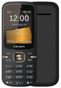 Мобильный телефон teXet TM 216 Black 