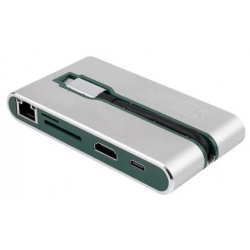 Хаб разветвитель USB Rombica Type C Hermes (TC 00255) Green TC 00255 