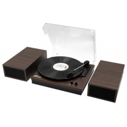 Проигрыватель виниловых дисков RITMIX LP 340B Dark wood 
