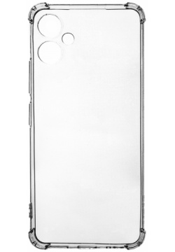 Клип кейс PERO силикон для Samsung A05 прозрачный усиленный 