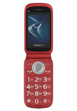 Мобильный телефон Maxvi E6 Red 