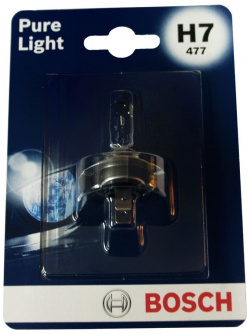 Лампа галогенная BOSCH H7 Pure Light 12V 55W  1шт 1987301012
