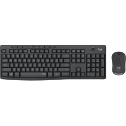 Набор клавиатура+мышь Logitech MK295 Silent Wireless Combo черный 920 009807 