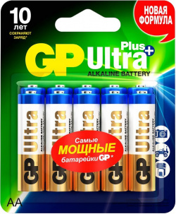 Батарейки алкалиновые GP Ultra Plus 15А АA  10 шт (4891199222054) 4891199222054 А