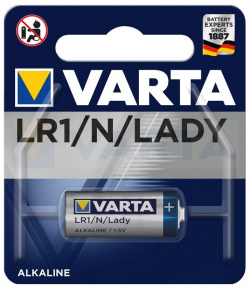 Батарейка Varta ELECTRONICS LR1 N BL1 1 5V (1 шт ) (04001101401) 04001101401 
