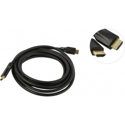 Кабель Vention HDMI 2 1 Cable 3M Black Metal Type (AANBI) AANBI 