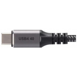 Кабель Telecom USB4 TypeCM/CM  PD 240W медь 2м (TUS840 2M) TUS840 2M