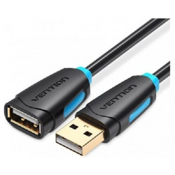 Кабель Vention USB 2 0 AM/AF  5м Black Edition (VAS A44 B050) VAS B050