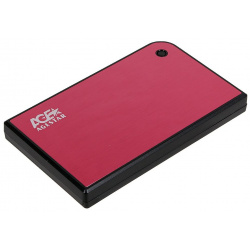 Внешний корпус для HDD/SSD AgeStar 3UB2A14 SATA II пластик/алюминий красный 2 5" 