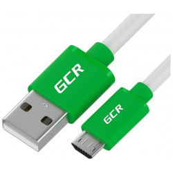 Кабель GreenConnect 0 15m MicroUSB  белый TPE (GCR 53285) GCR 53285 USB