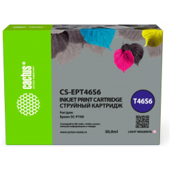Картридж струйный Cactus CS EPT46S6 T46S6 фото пурпурный (30мл) для Epson SureColor SC P700 