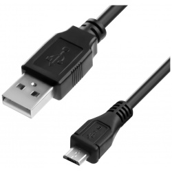 Кабель 4PH 1 0m USB 2 0  AM/microB 5pin черный (4PH R90036) R90036