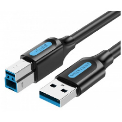 Кабель Vention USB 3 0 AM/BM  1м (COOBF) COOBF Внешний интерфейсный для