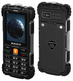 Мобильный телефон Maxvi R1 Black 