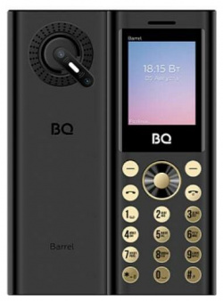Мобильный телефон BQ 1858 BARREL BLACK GOLD (3 SIM) 