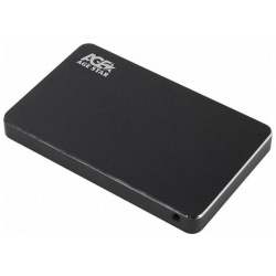 Внешний корпус для HDD/SSD AgeStar 3UB2AX1 SATA I/II/III алюминий черный 2 5" (BLACK) 