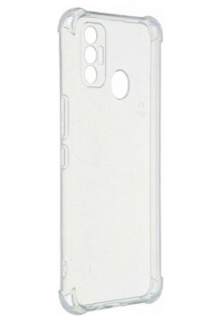 Чехол силиконовый iBox Crystal для Tecno Spark 7 с усиленными углами (прозрачный) УТ000036403 