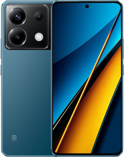 Смартфон Poco X6 5G 8/256Gb Blue MZB0FRQRU Стильный и современный гаджет