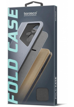 Чехол BoraSCO Fold Case для Tecno Pova Neo 3 черный 