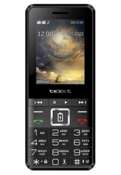 Мобильный телефон teXet TM D215 Black Red Модель относится к