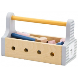 Набор игрушечных строительных инструментов (15 предм)в ящике 44008 VIGA 