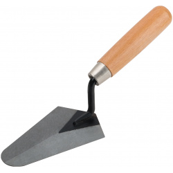 Кельма бетонщика MOS инструментальная сталь  деревянная ручка 160 мм (04881М) 04881М