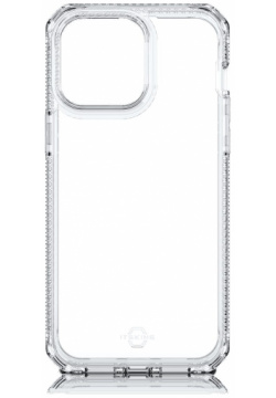 Чехол накладка ITSKINS HYBRID CLEAR для iPhone 14 Pro Max (6 7")  прозрачный AP4M HBMKC TRSP