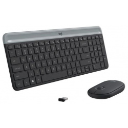 Набор клавиатура+мышь Logitech MK470 Slim Wireless Combo Graphite 920 009206 