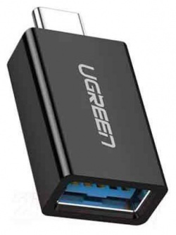 Адаптер UGREEN US173 (20808) USB C to 3 0 A Female Adapter черный Выполнен из