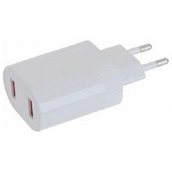Сетевое зарядное устройство Red Line (модель NT 8)  2 4A (2x USB A) белый УТ000036405
