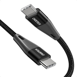 Кабель Choetech USB C PD 60 Вт  цвет черный 1 2 м (XCC 1003) XCC 1003 BK Быстрая