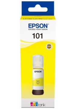 Картридж Epson L101 (C13T03V44A) для L4150/L4160/L6160/L6170/L6190  желтый C13T03V44A