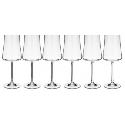 Набор бокалов для вина XTRA 6шт 360мл CRYSTALEX CR360101X 