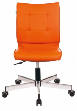 Кресло Бюрократ CH 330M/OR 20 без подлокотников оранжевый искусственная кожа 