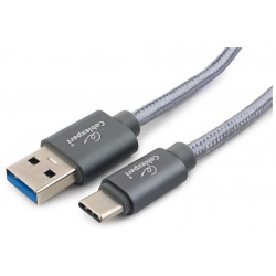 Кабель Gembird Cablexpert Platinum USB 3 0 AM/Type C 1 8m Titan CC P USBC03Gy 