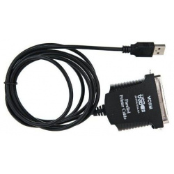 Кабель Vcom USB  LPT 1 8m VUS7052 Выполнен из качественных прочных материалов