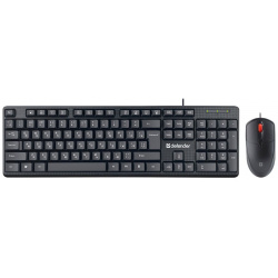 Набор клавиатура + мышь Defender LINE C 511 RU BLACK (45511) 45511 