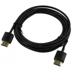 Кабель Greenconnect SLIM 3 0m HDMI 2 0  черный (GCR 51597) GCR 51597