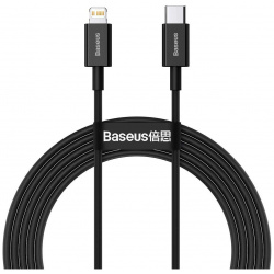 Кабель Baseus Superior Series Fast Charging Data Cable Type C  Lightning PD 20W 2m Black CATLYS C01