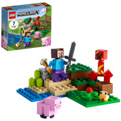 Конструктор LEGO Minecraft "Засада Крипера" 21177 