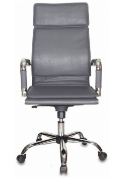 Кресло руководителя Бюрократ CH 993/grey серый искусственная кожа 