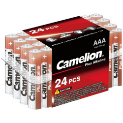 Батарейка Camelion  LR03 Plus Alkaline PB 24 (LR03 PB24 1 5В) (24 шт в уп ке) 7615