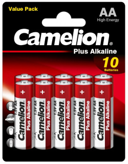 Батарейка Camelion Plus Alkaline BL10 LR6 (LR6 BP10  1 5В) (10 шт в уп ке) 14854