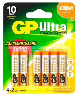 Батарейка GP 24AU4/2 2CR6 Ultra 72/720  (6 шт в уп ке) 4891199087370