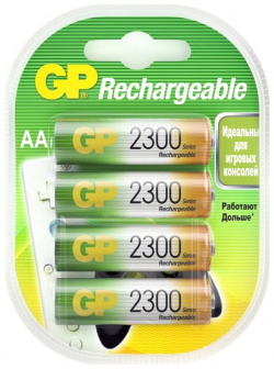 Аккмулятор AA  GP 230Аккмулятор AAHC 2DECRC4 (4 штуки) 8500