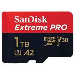 Карта памяти SanDisk SDSQXCD 1T00 GN6MA 1 ТБ MicroSDXC Extreme PRO UHS I U3 V30 К