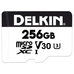 Карта памяти microSD Delkin 256GB Hyperspeed UHS I SDXC c SD адаптером DDMSDAHS256 