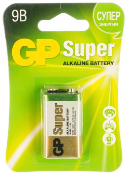 Батарейки КРОНА GP Super Alkaline 1604A 5CR1 2786 / ЭЛ ПИТ  CR1
