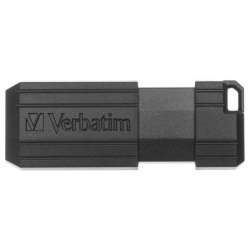 Флешка Verbatim PINSTRIPE 128Gb USB 2 0 Flash Drive Black (049071) 049071 U