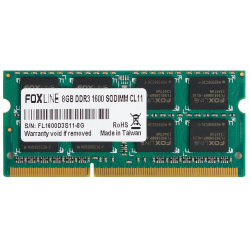 Память оперативная DDR3 Foxline 8Gb 1600MHz (FL1600D3S11L 8G) FL1600D3S11L 8G 